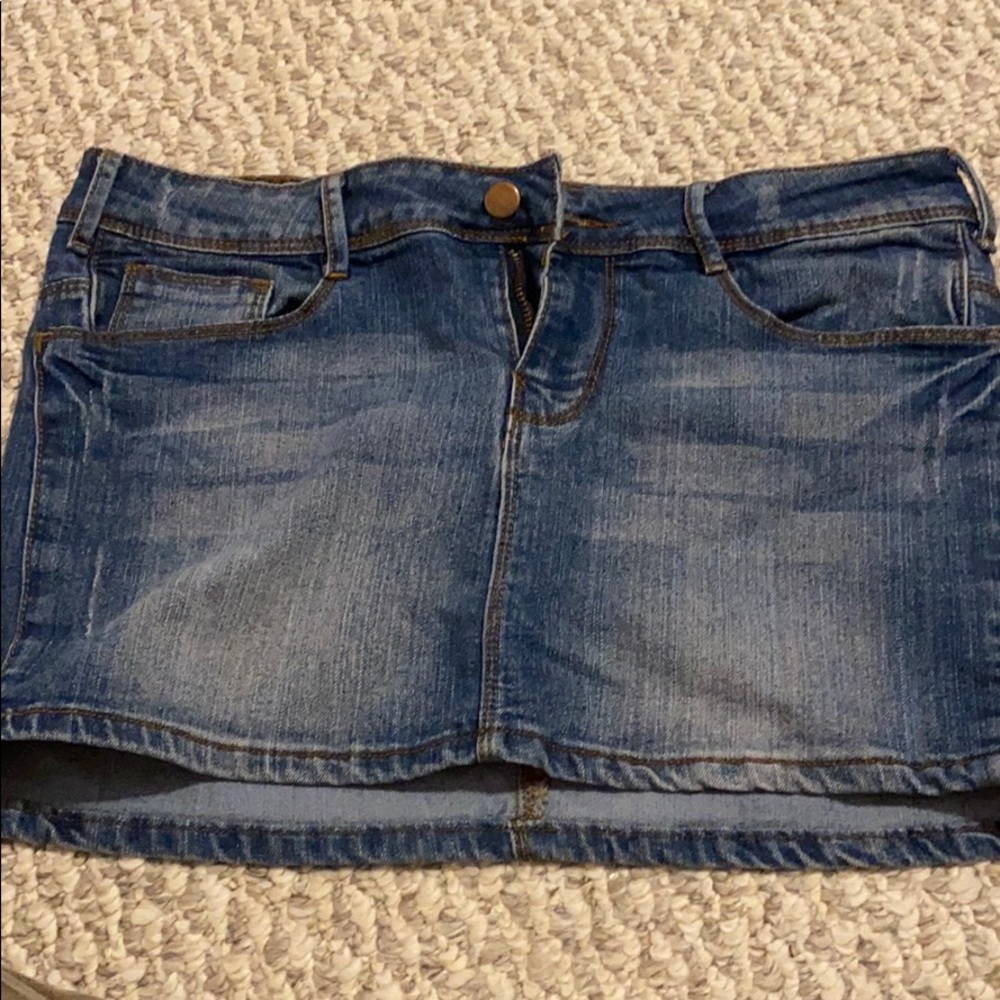 21 Denim Jean Mini/Micro Skirt